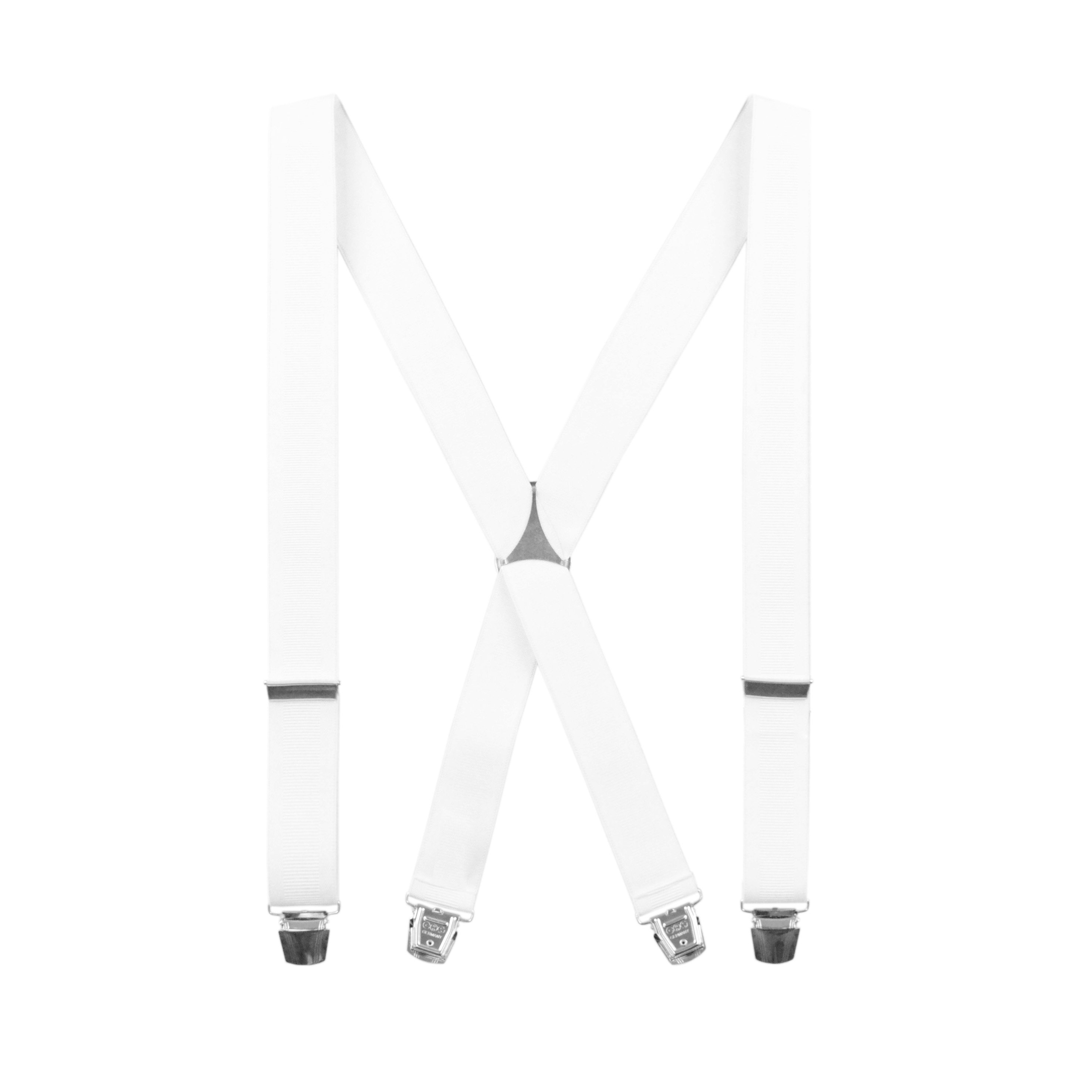 Bretelles classiques Forme X Blanc Glace